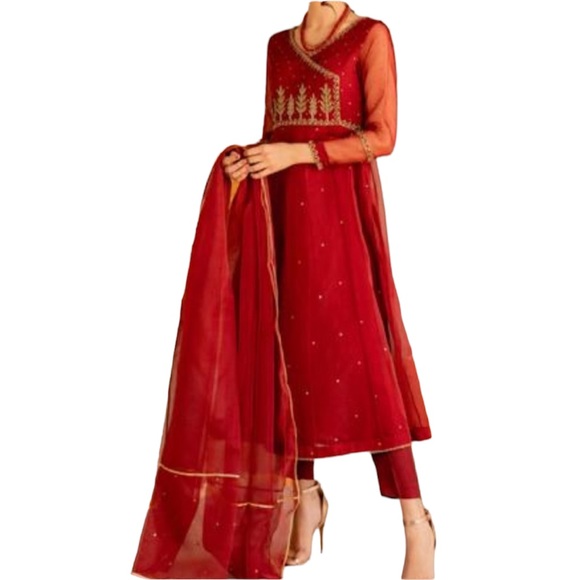 Tops - Pakistani Designer Dress 3Pc